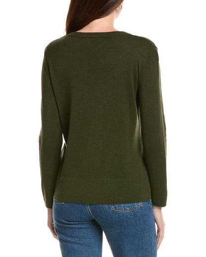 basic v-neck pullover