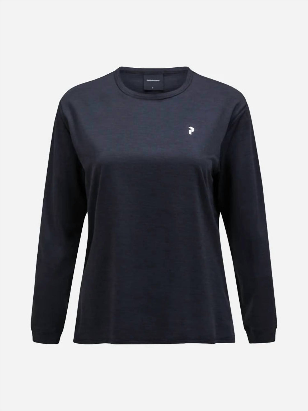 trail long sleeve shirt in black