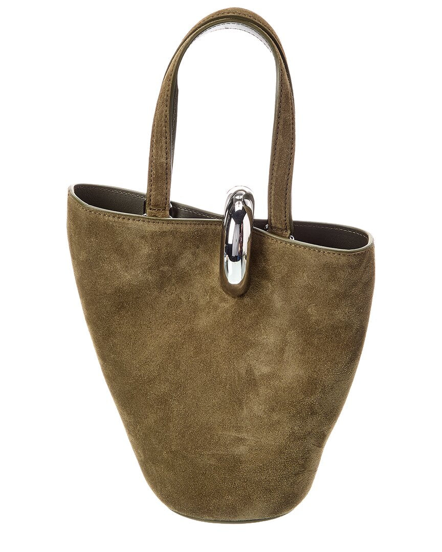 the bambola small suede bucket bag