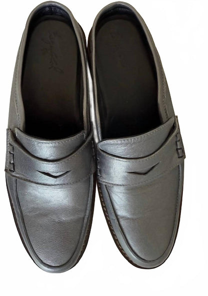women's vero loafer in metallic pewter