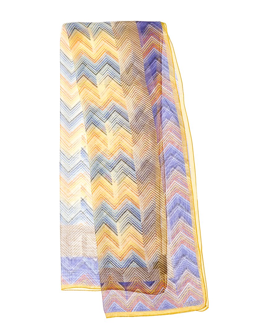 silk-blend scarf