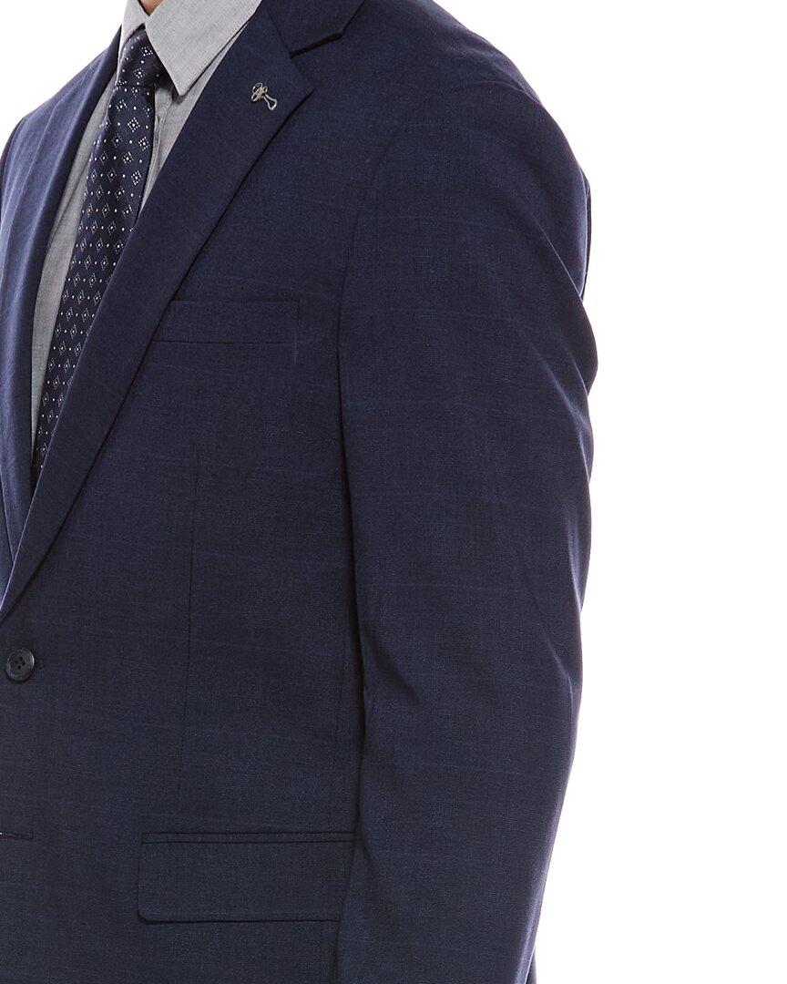 2pc windowpane suit
