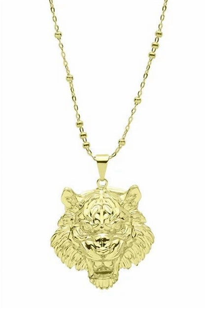 roar necklace in gold