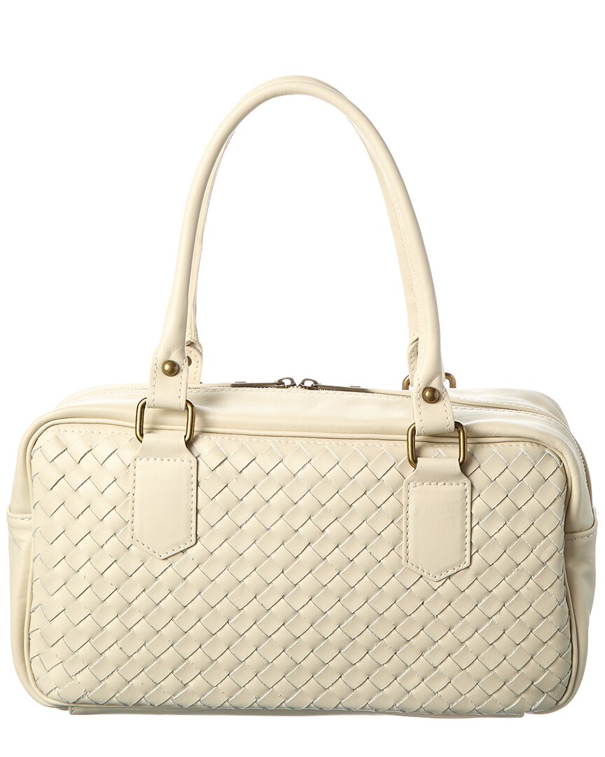 chloe hand woven large leather shoulder bag