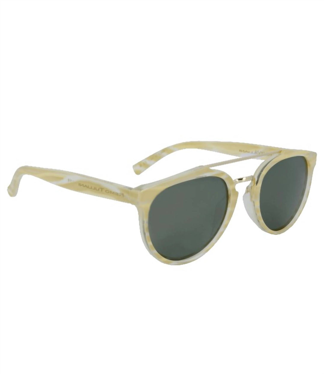 passion sunglasses in pearl/black mirror lens