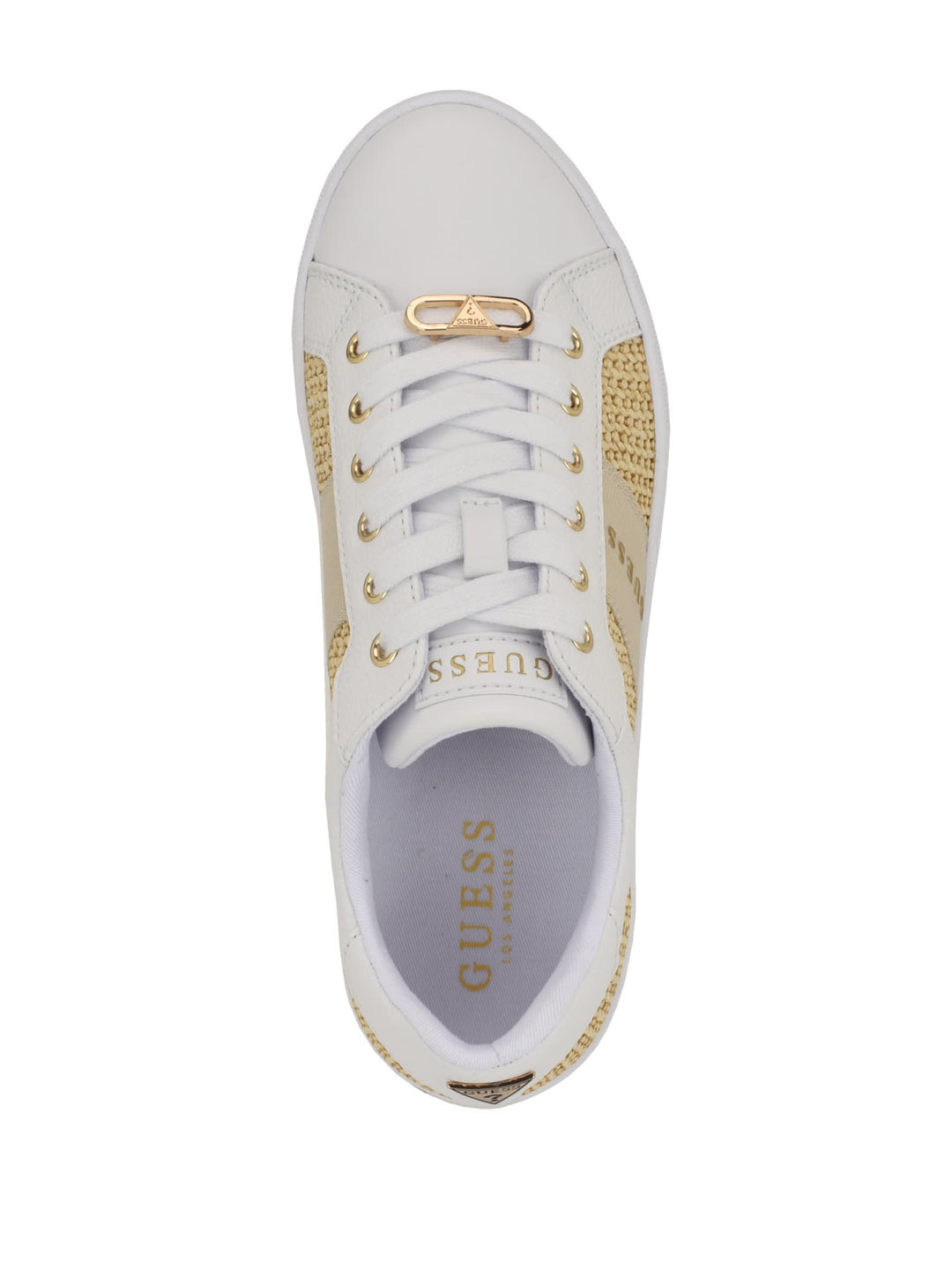 prym raffia low-top sneakers