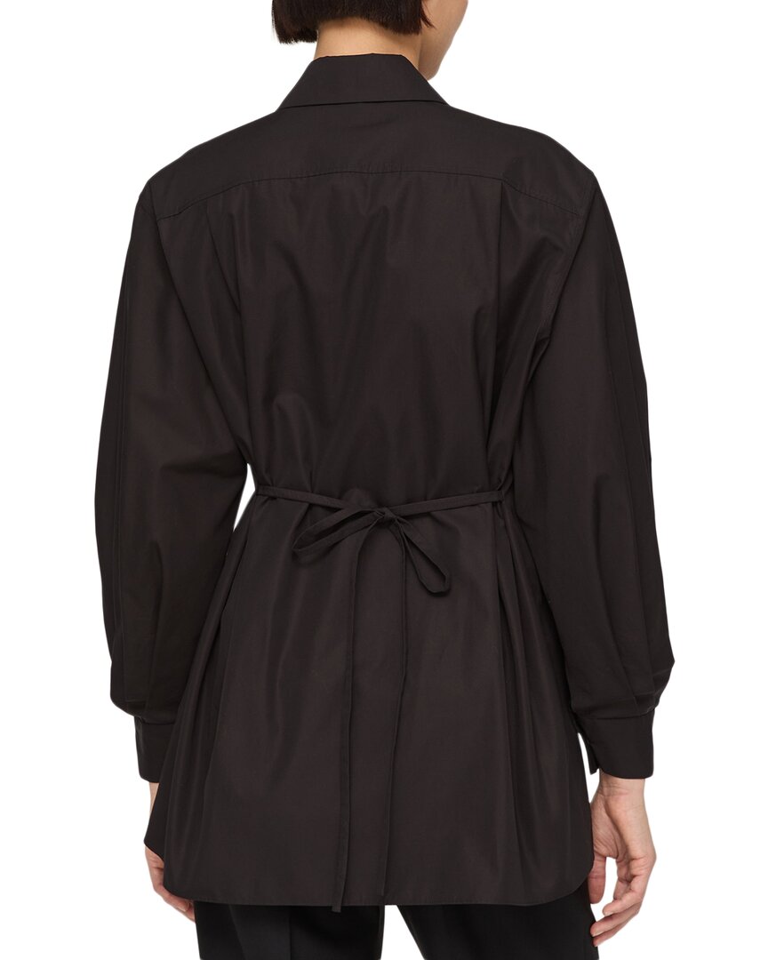 tie back oversized shirt