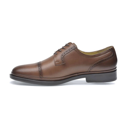men's leather oxfords classic in bison brown