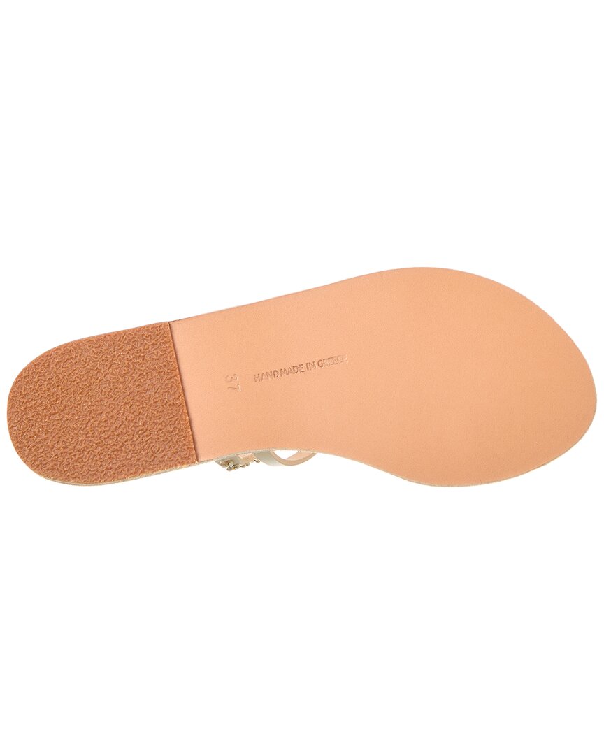 apli polytimi leather sandal