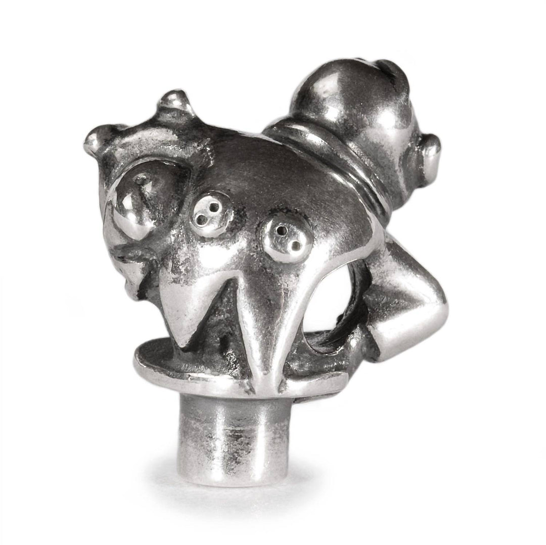 women's magician bead charm in silver
