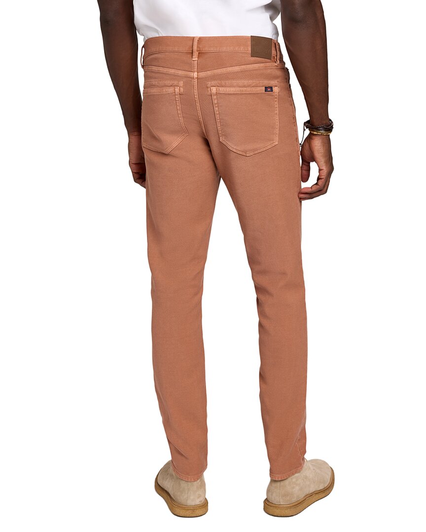 stretch terry five-pocket pant