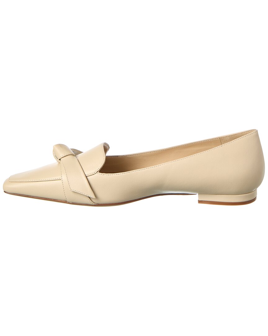 clarita square leather loafer