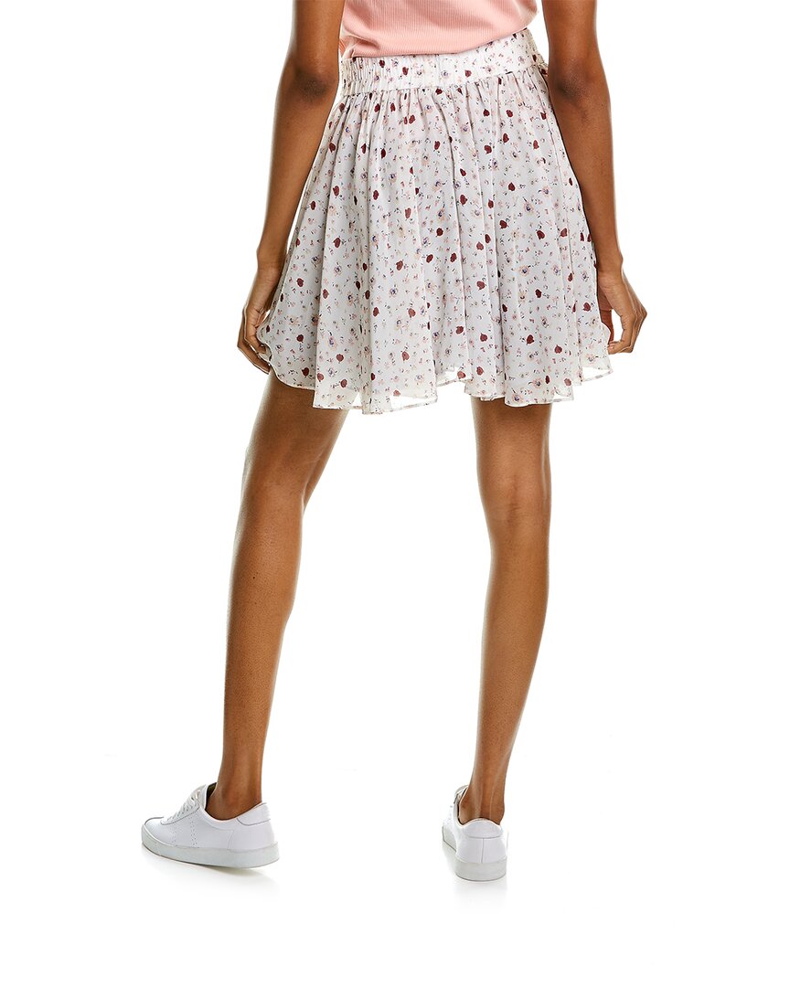 woven print skirt