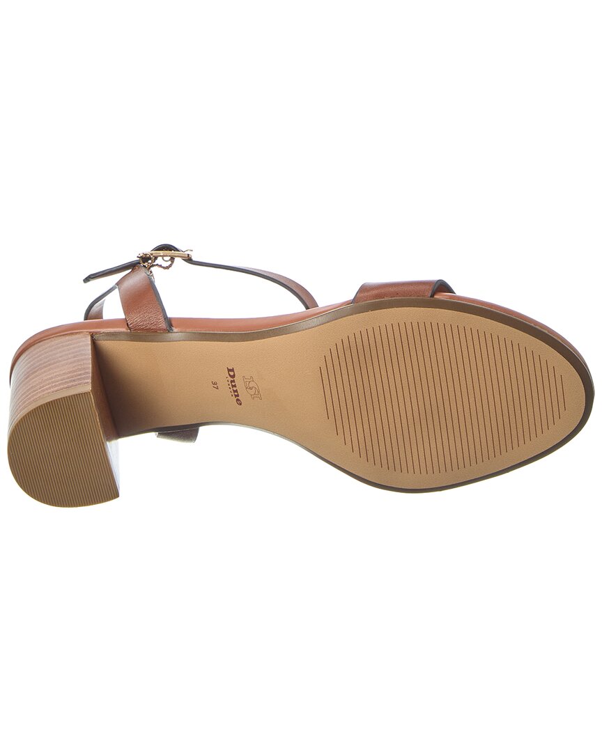 jelly leather heeled sandal