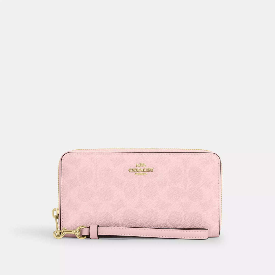 long zip around wallet in signature canvas