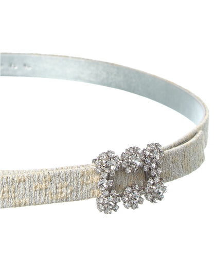 buckle tweed belt