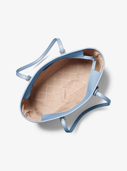 jet set large printed signature logo tote bag