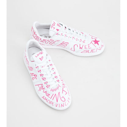 tabs sneakers in leather