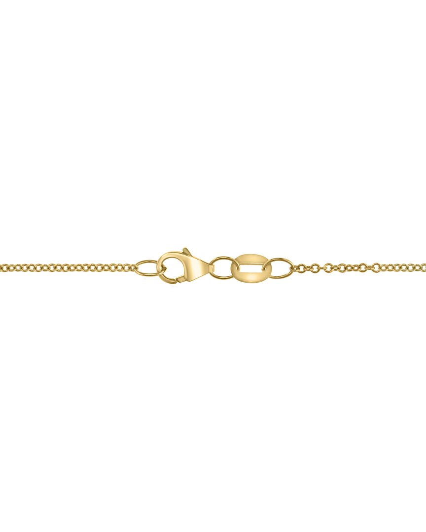 plated 1.35 ct. tw. white topaz, citrine necklace