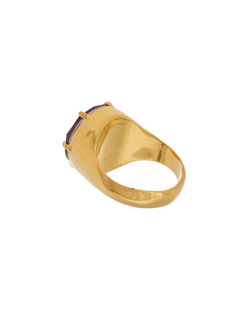 crystal signet ring