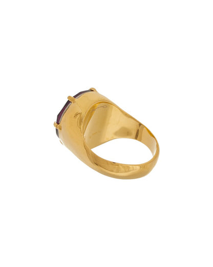 crystal signet ring