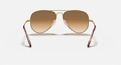men's aviator metal ii sunglasses in polished arista gold