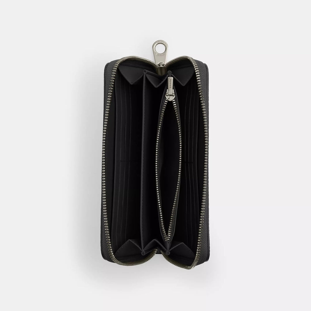 long zip around wallet in signature canvas