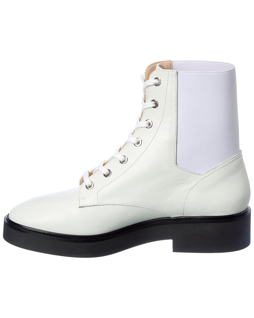henley leather bootie