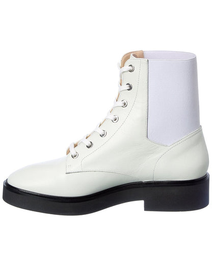 henley leather bootie