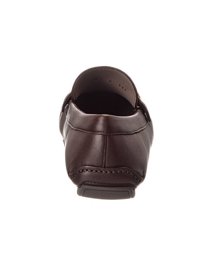 ferragamo nevada leather loafer