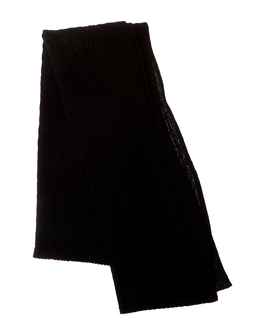 cashmere cable texture stitch cashmere scarf