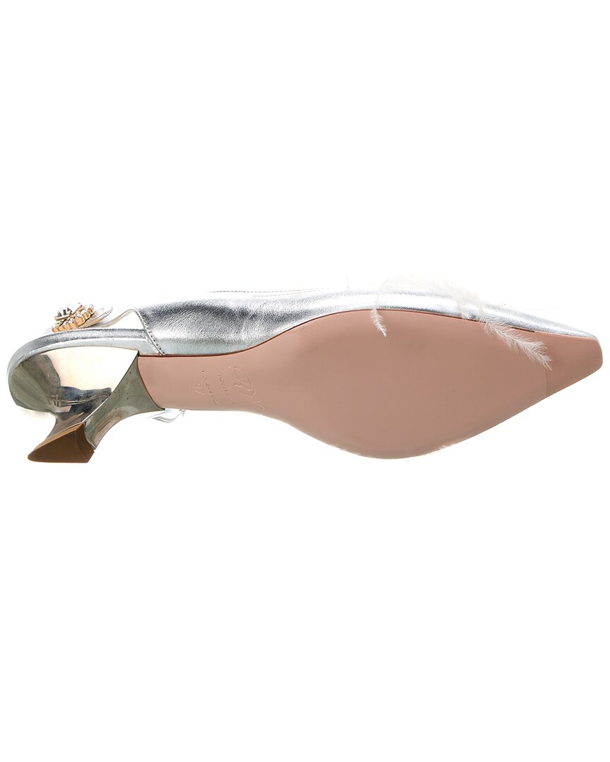 leather slingback pump