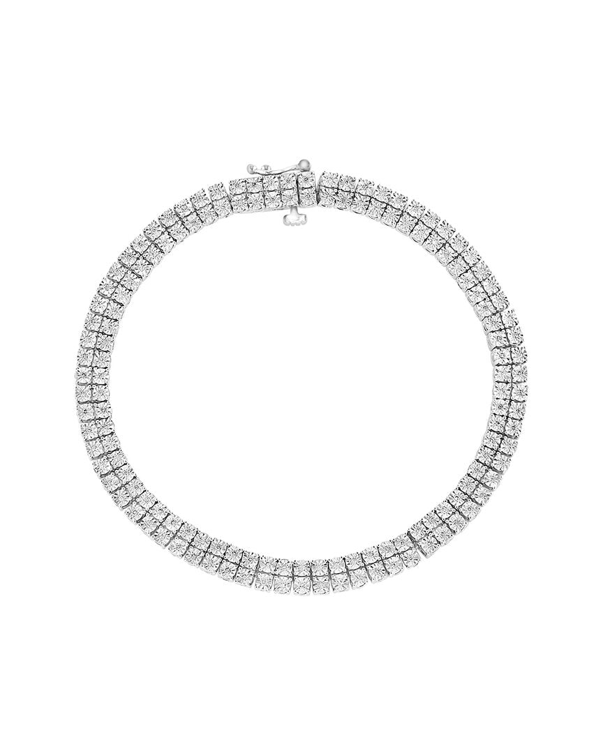 silver 0.50 ct. tw. diamond bracelet