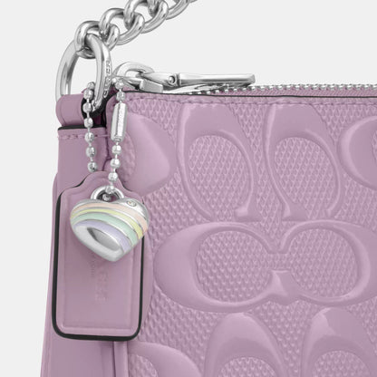nolita 19 in signature leather with heart charm