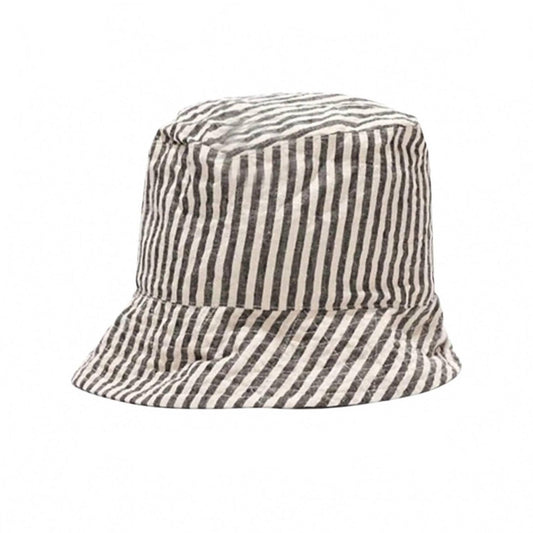 Medium - natural/black stripe cotton