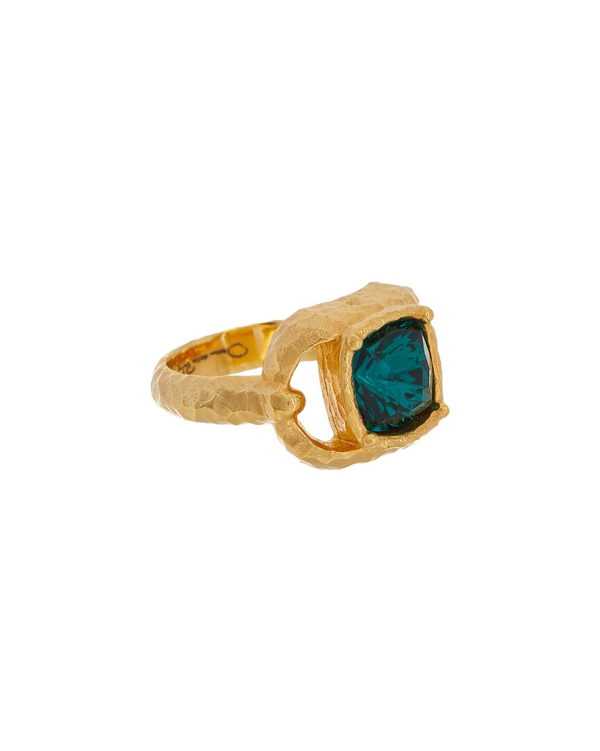 rectangle crystal ring