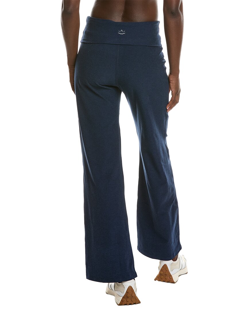 30in spacedye foldover wide leg pant