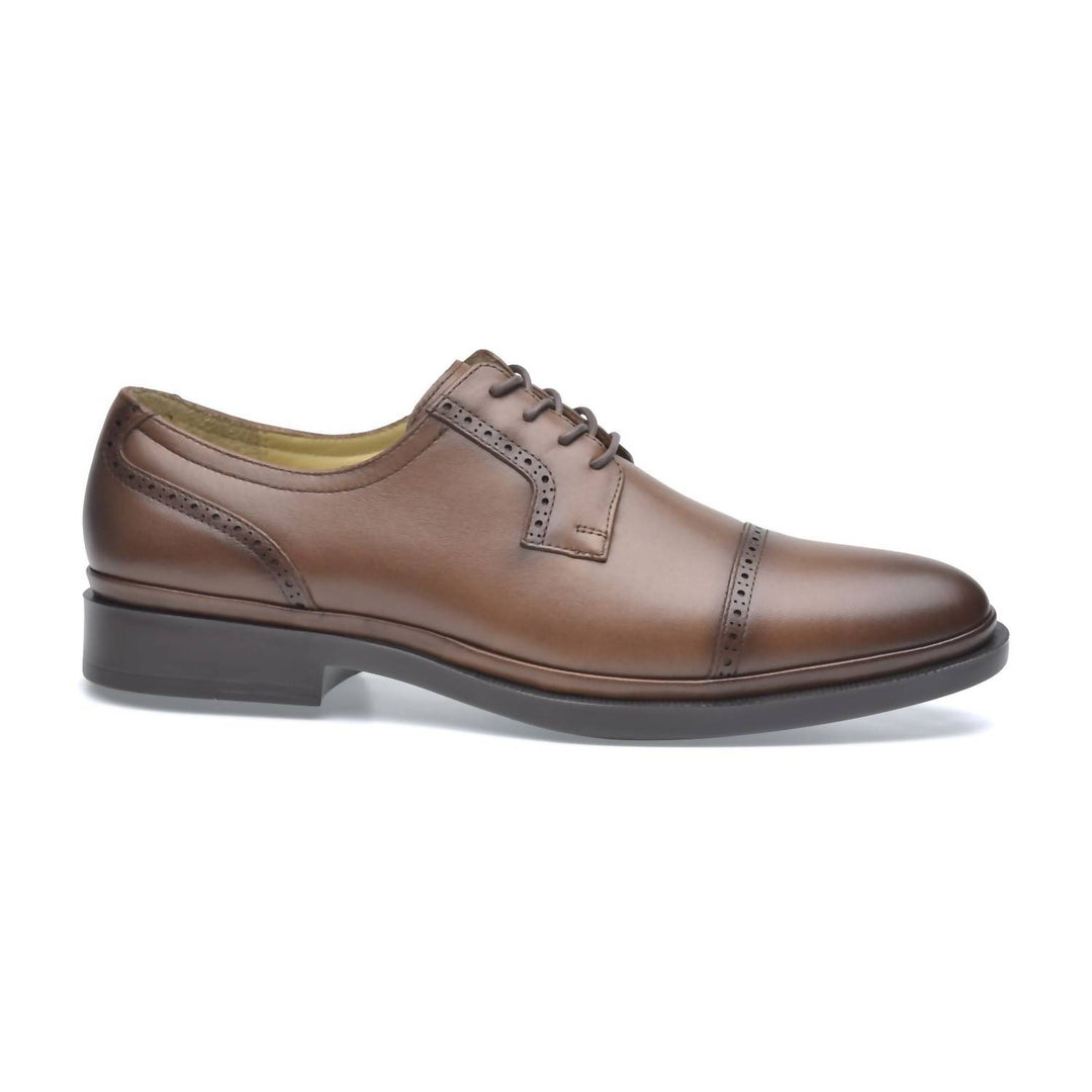 men's leather oxfords classic in bison brown