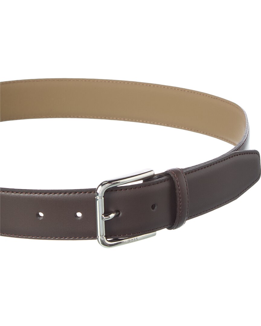 boss  navya leather belt