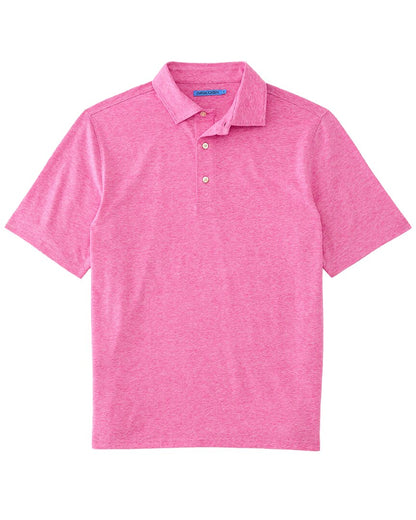 pink peak polo knit shirt