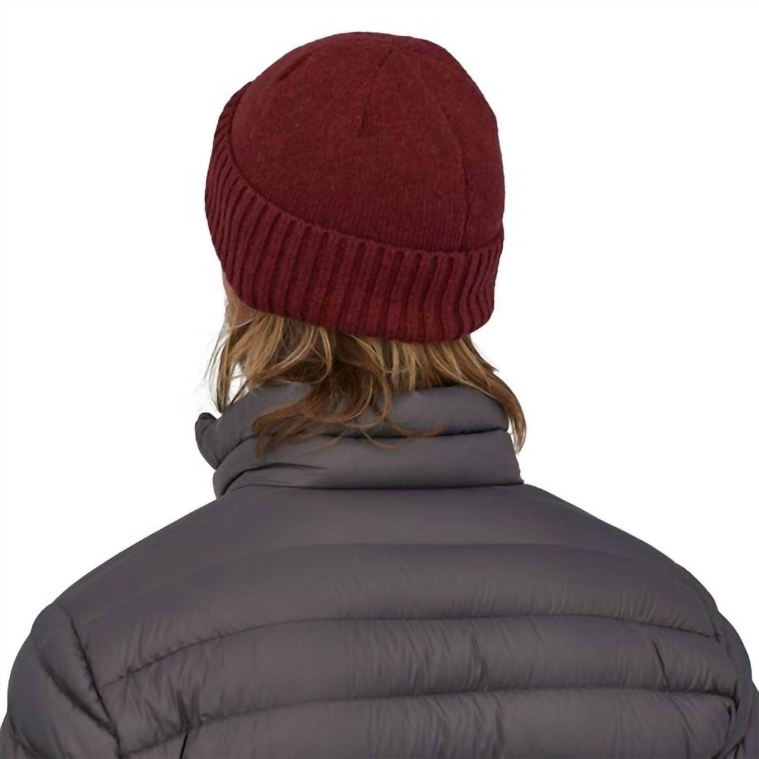 men brodeo beanie in sequoia red