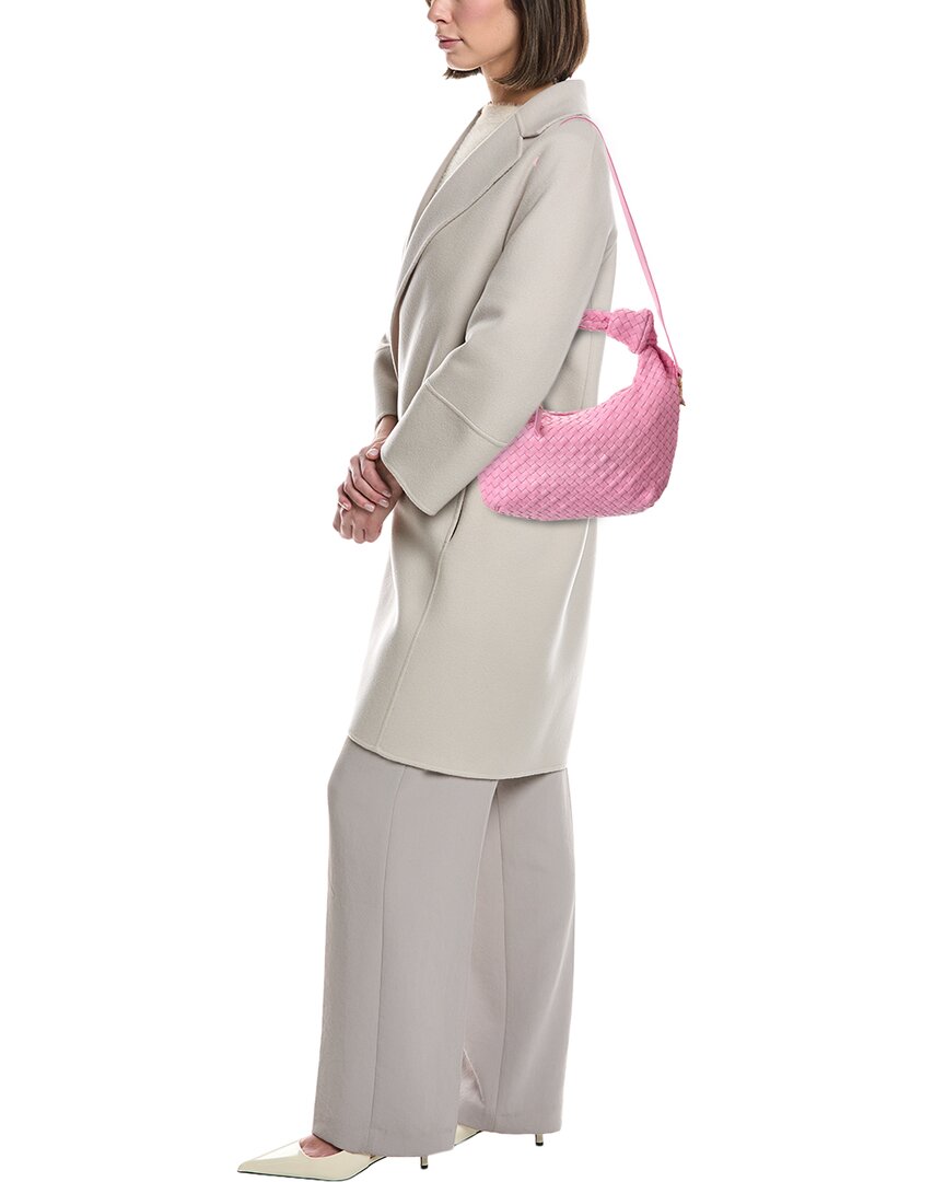 sylvie hand-woven leather shoulder bag