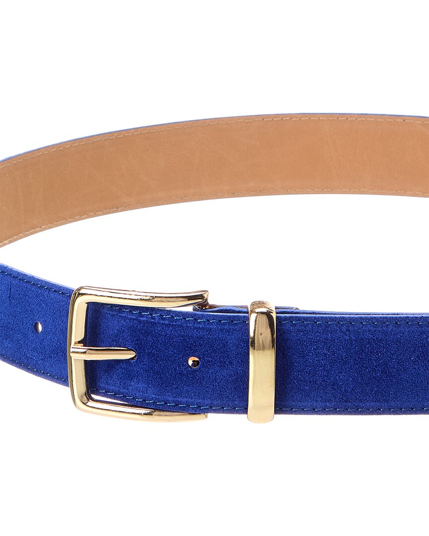 amber suede belt