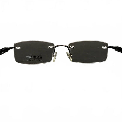 men's tfd3004 rectangle eyeglasses in grey