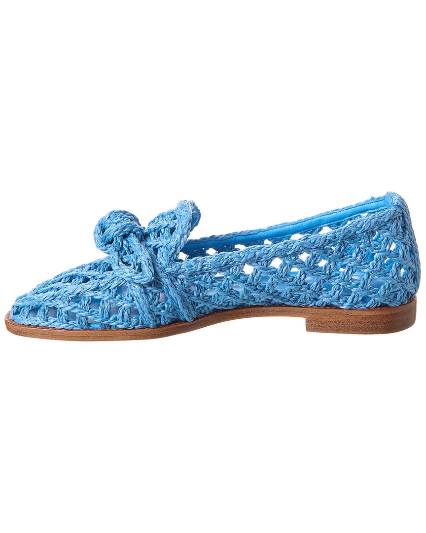clarita raffia flat