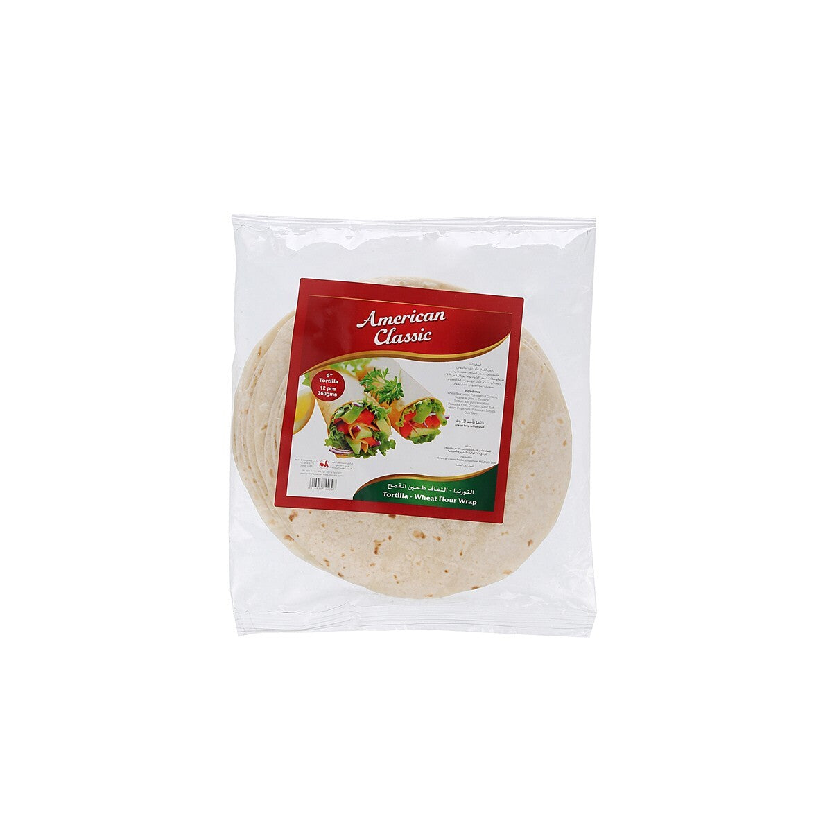 Tortilla Bread Medium American Classic 10 tortilla