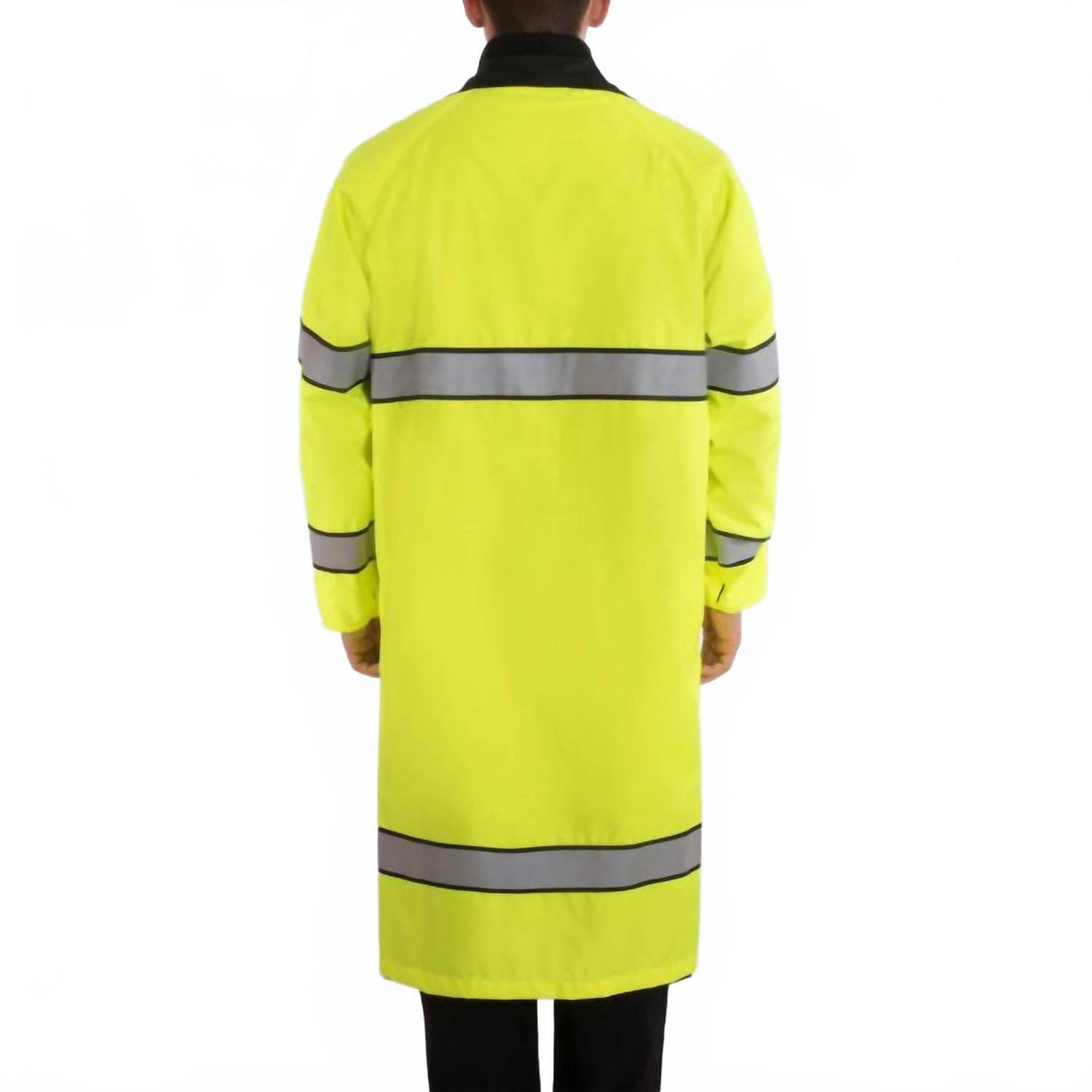 b.dry reversible raincoat in yellow