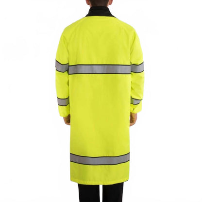 b.dry reversible raincoat in yellow