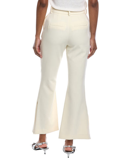 matte crepe flare pant