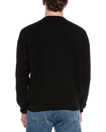 wool & cashmere-blend crewneck sweater